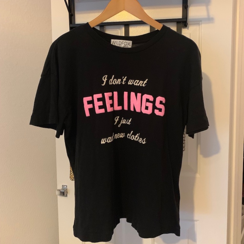 Wildfox No Feelings New Clothes Tee